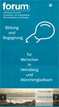 Mobile Screenshot of forum-mg-hs.de